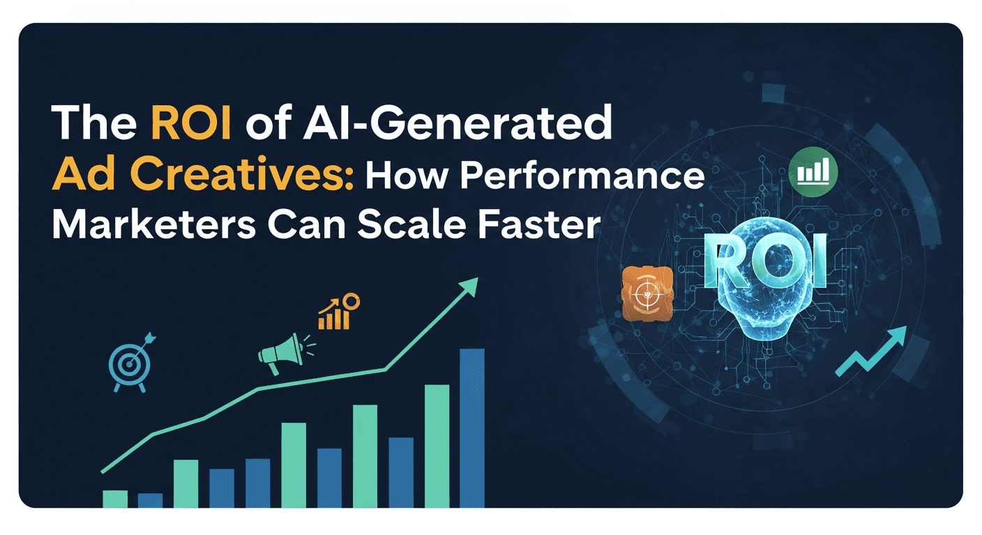 The ROI of AI-Generated Ad Creatives: How Performance Marketers Can Scale Faster